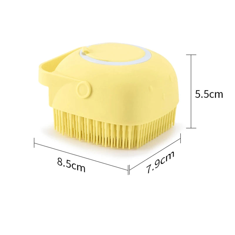 Bathroom Puppy Big Dog Cat Bath Massage Gloves Brush Soft Safety Silicone Pet Accessories for Dogs Cats Tools Mascotas Products