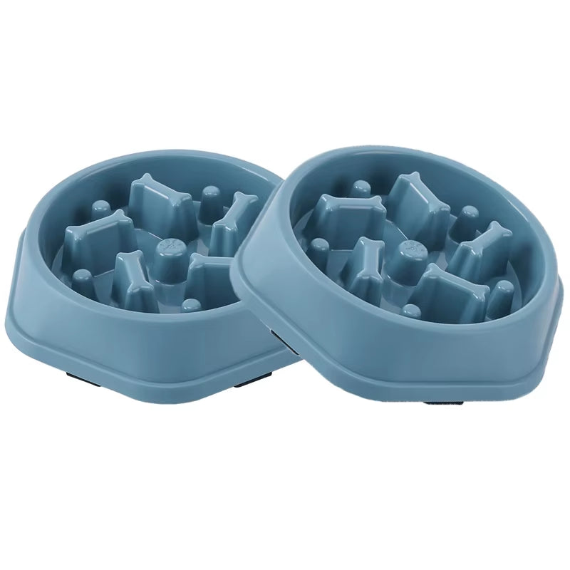 Slow Feeder Dog Bowl Anti-Anxiety Puppy Food Bowl Anti-Choking Pet Slow Eating Dog Dishes Puzzle Feeders for Dogs Small Medium