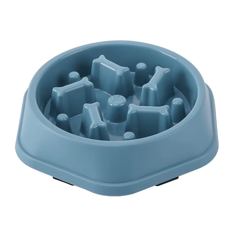 Slow Feeder Dog Bowl Anti-Anxiety Puppy Food Bowl Anti-Choking Pet Slow Eating Dog Dishes Puzzle Feeders for Dogs Small Medium