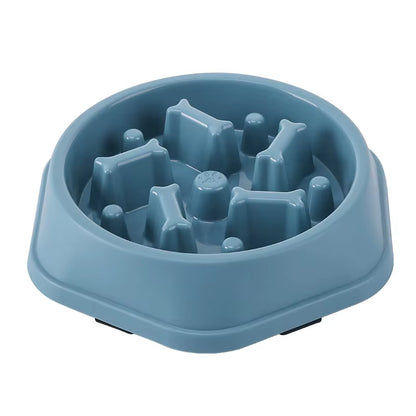 Slow Feeder Dog Bowl Anti-Anxiety Puppy Food Bowl Anti-Choking Pet Slow Eating Dog Dishes Puzzle Feeders for Dogs Small Medium