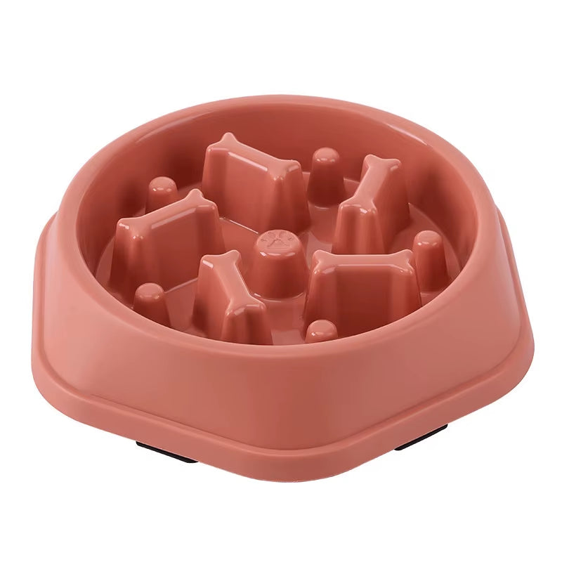 Slow Feeder Dog Bowl Anti-Anxiety Puppy Food Bowl Anti-Choking Pet Slow Eating Dog Dishes Puzzle Feeders for Dogs Small Medium