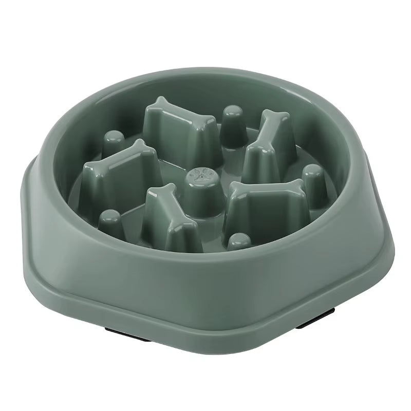 Slow Feeder Dog Bowl Anti-Anxiety Puppy Food Bowl Anti-Choking Pet Slow Eating Dog Dishes Puzzle Feeders for Dogs Small Medium