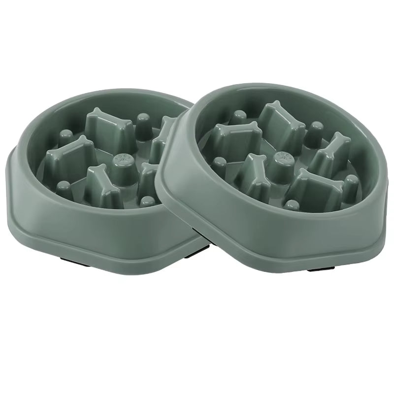 Slow Feeder Dog Bowl Anti-Anxiety Puppy Food Bowl Anti-Choking Pet Slow Eating Dog Dishes Puzzle Feeders for Dogs Small Medium