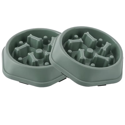 Slow Feeder Dog Bowl Anti-Anxiety Puppy Food Bowl Anti-Choking Pet Slow Eating Dog Dishes Puzzle Feeders for Dogs Small Medium
