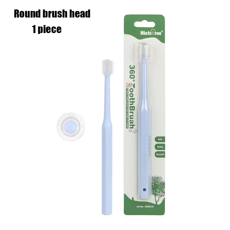 360 Degrees Pet Toothbrush Cat Brush Addition Bad Breath Tartar Teeth Care Dog Cat Cleaning Mouth Dog Cat Cleaning Supplies